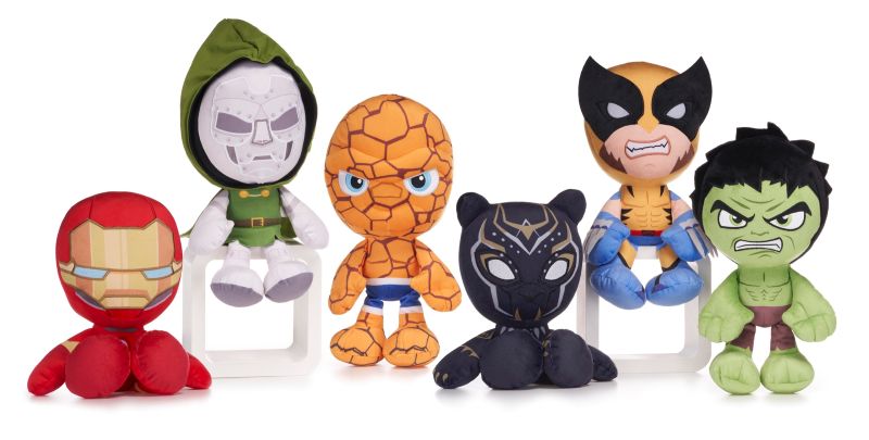 (Mis 3+) MARVEL –  DR.DOOM (New Movie) Peluche 30cm -6ass…x48
